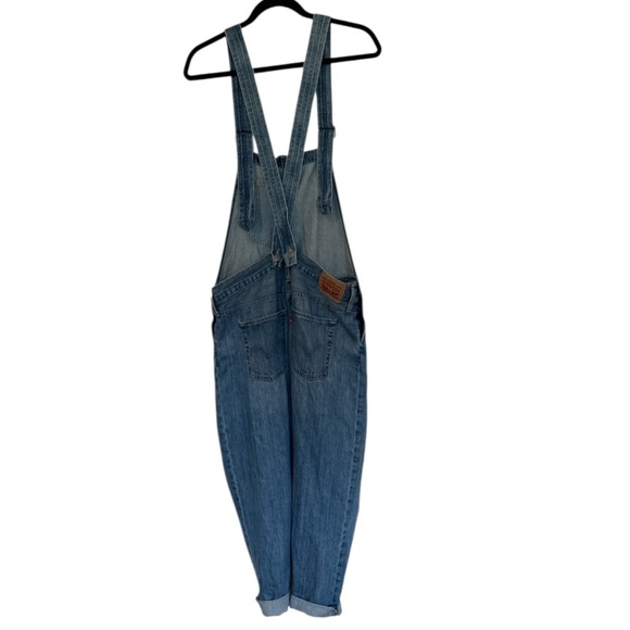 Levi’s Heritage Medium Wash Open Back Denim Overalls Size S - Picture 6 of 15